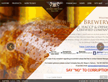 Tablet Screenshot of murreebrewery.com